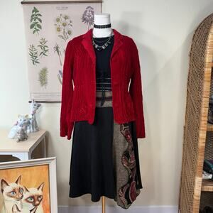 90s Y2k Asymmetric Paisley Skirt Witchy Whimsigoth Romantic Goth Dark Fairy M 10